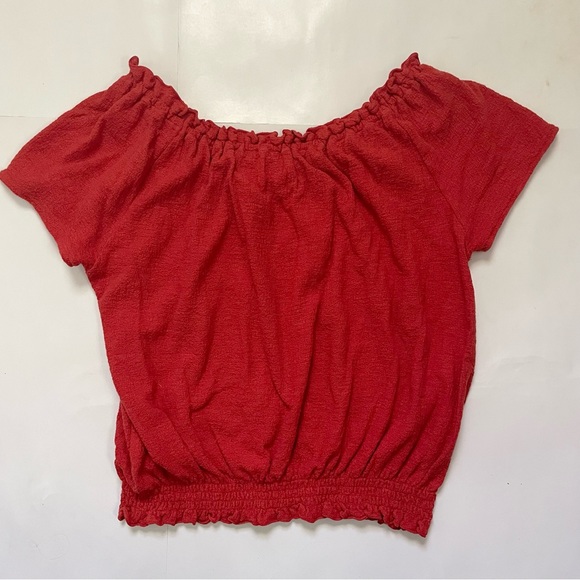 Madewell Texture & Thread Drawstring Top - Picture 3 of 5